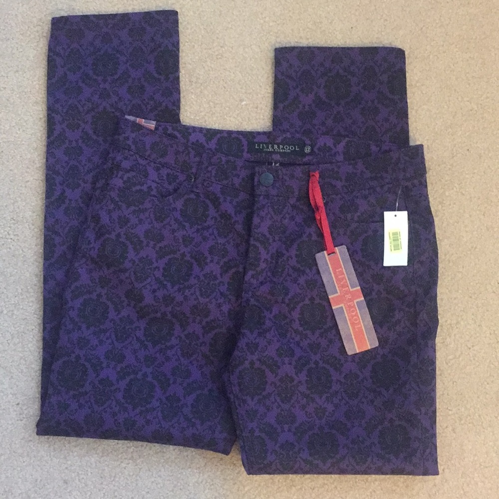 NWT Liverpool patterned jeans Size 12